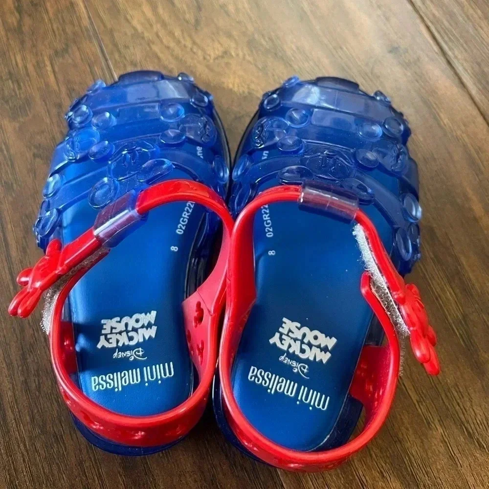Mini Melissa Mickey Mouse Rubber Sandals-size 5 NWOT